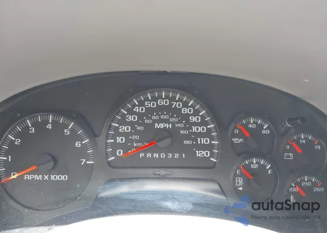 2007 Chevrolet Trailblazer Lt z USA, uszkodzony, nr VIN 1GNDS13S572212316